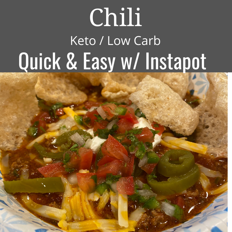 Keto Low Carb Chili Quick and Easy