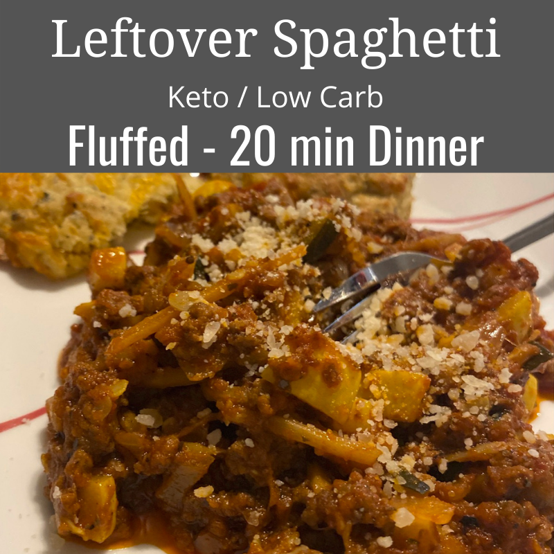 Leftover Spaghetti Keto Low Carb - Hearts of Palm