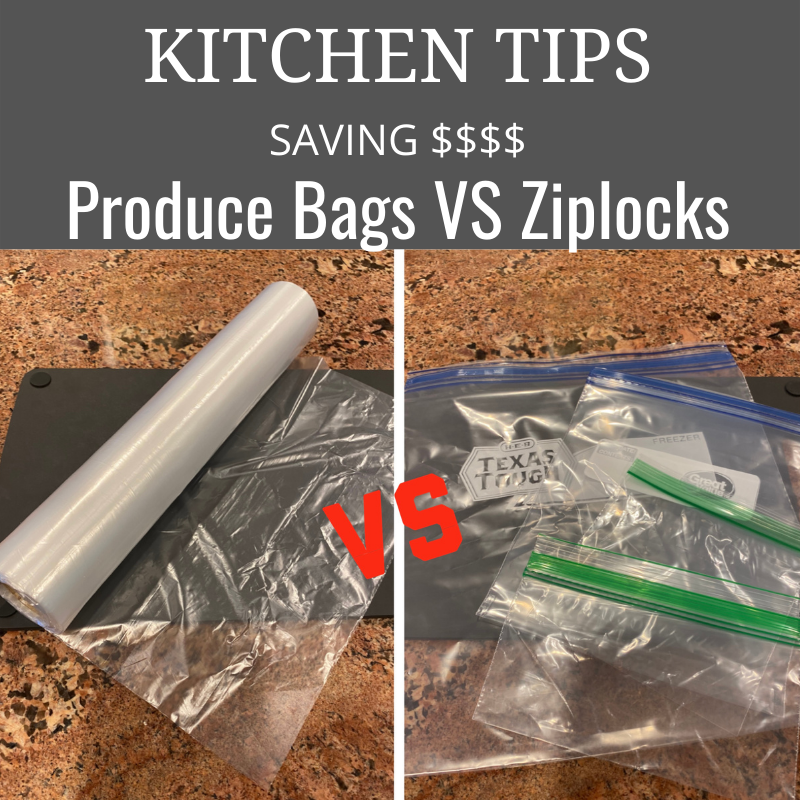 Produce vs ziplock.