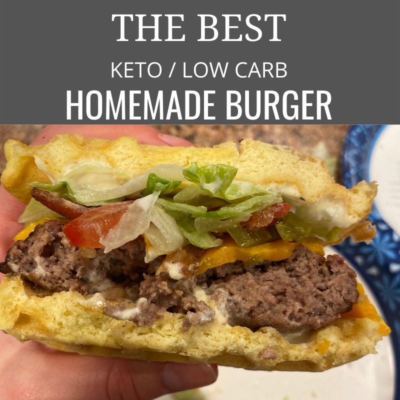 Best Homemade Burger- Keto / Low Carb