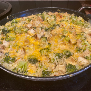 Low Carb Chicken, Broccoli, and Rice-